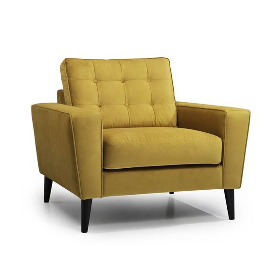 TIVOLI 1-seater (NAPOLY 21 mustard) side